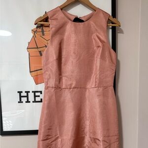 J. Crew Shimmering Rose Dress